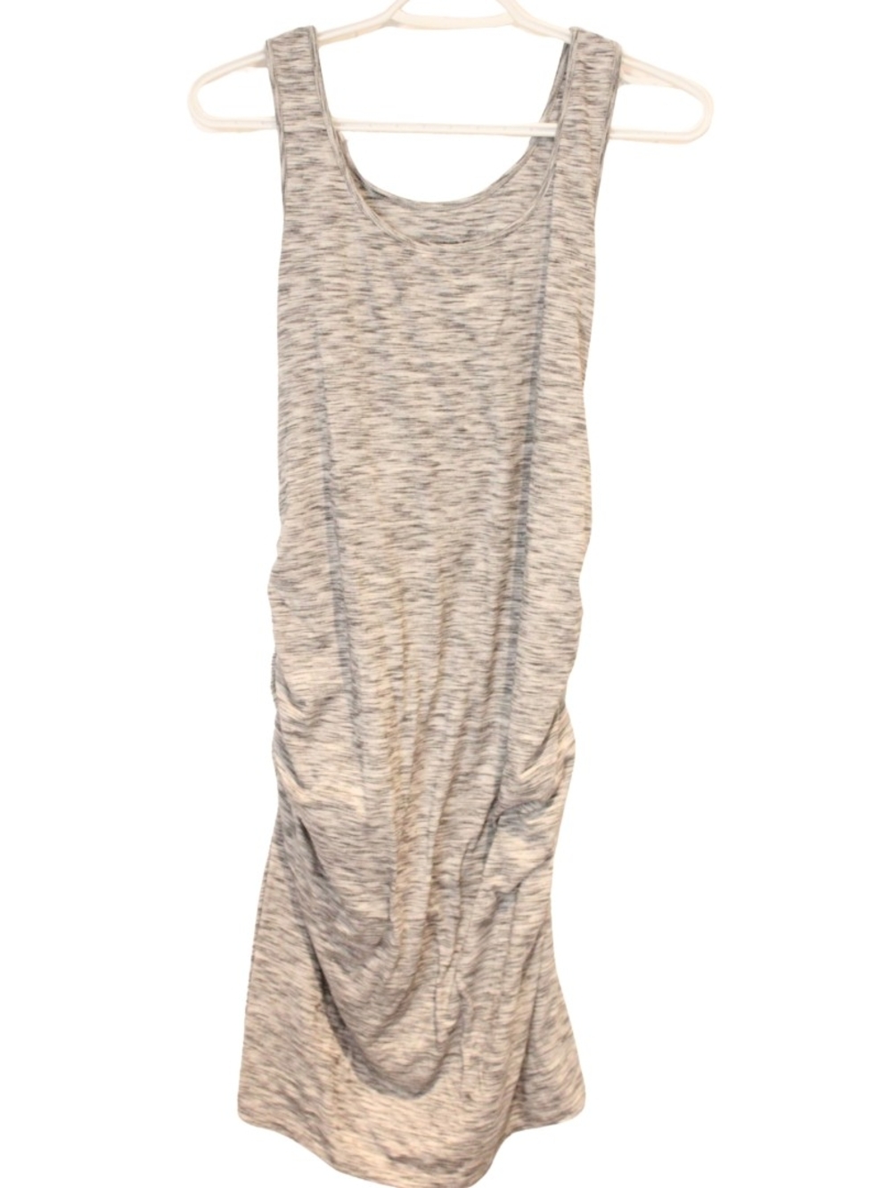 Liz Lange Heathered Grey Tank Maternity Dress Size Small